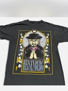 Breaking Bad Walter White HeisenbergBlack Graphic Tee Womens size Small